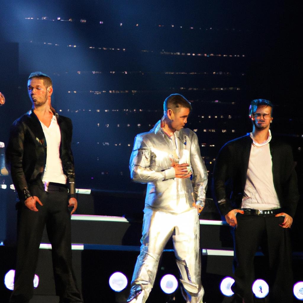 Backstreet Boys performing at awards